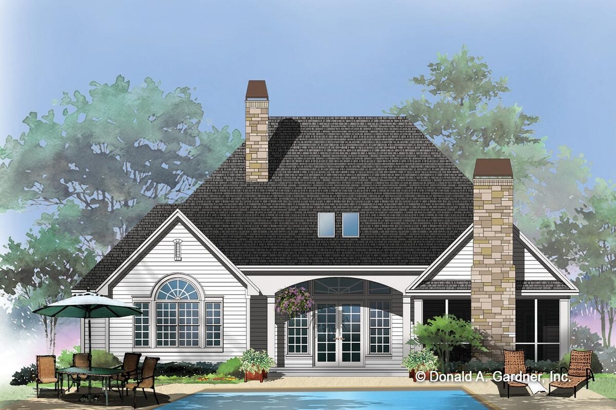 Empty Nester Dream Ranch Home Plan 444244GDN Architectural Designs 