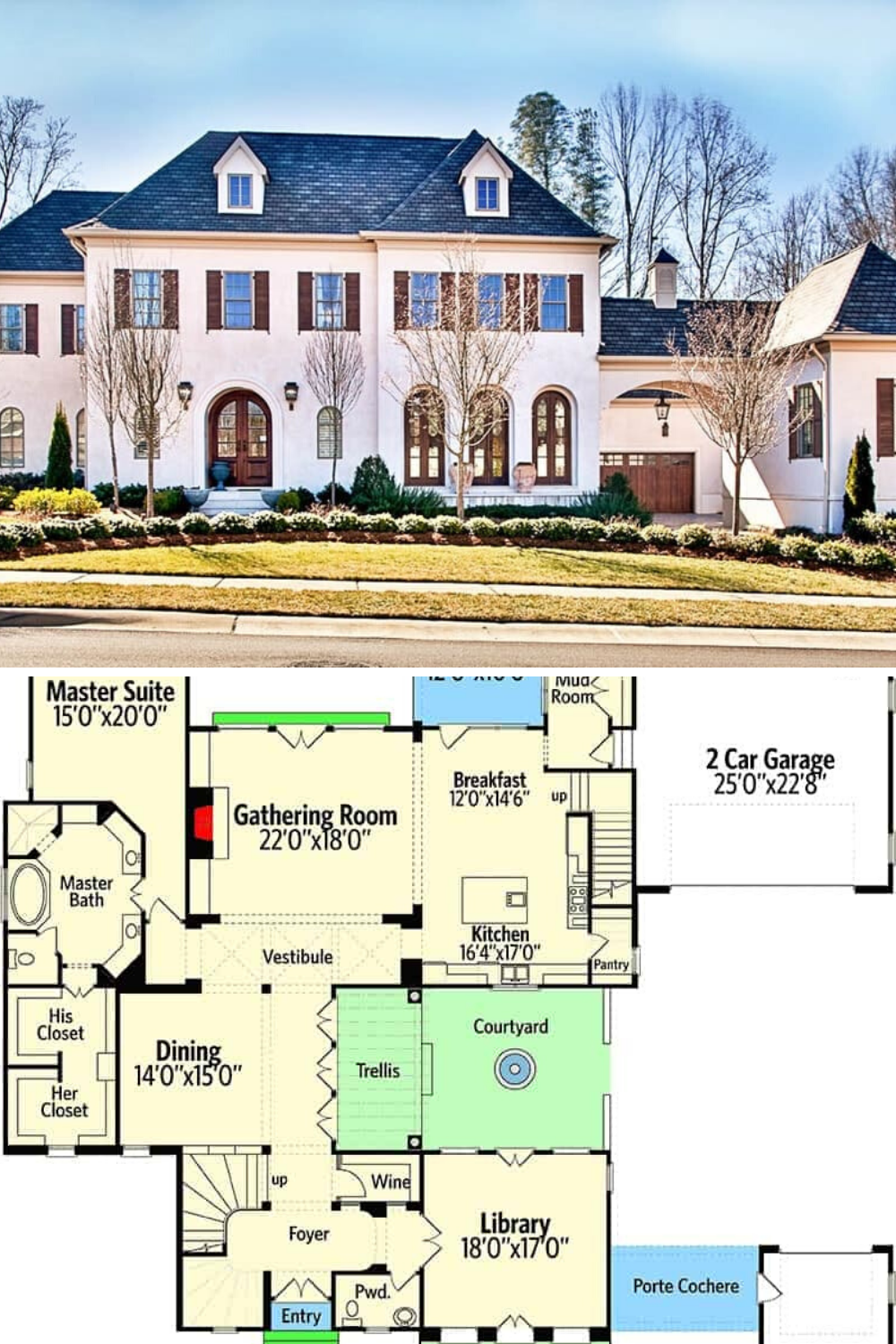 European Estate House Plans At Getmakaiblog Blog