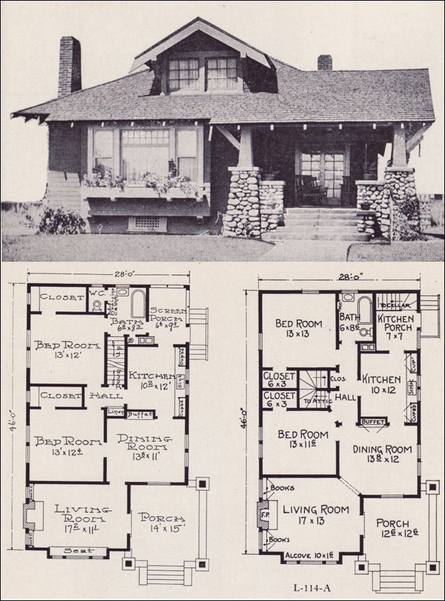 Exploring Craftsman Bungalow House Plans From The 1920S House Plans Exploring Craftsman Bungalow House Plans From The 1920S House Plans