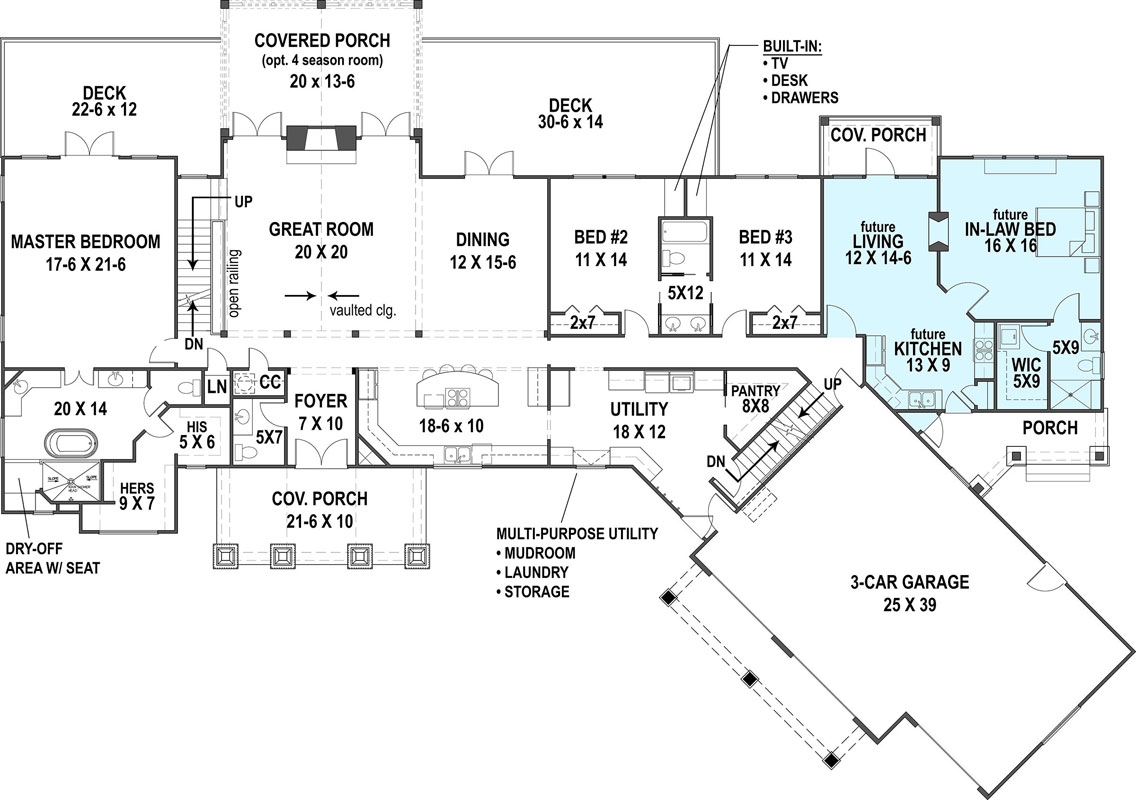 Find The Perfect In Law Suite In Our Best House Plans DFD House Plans 