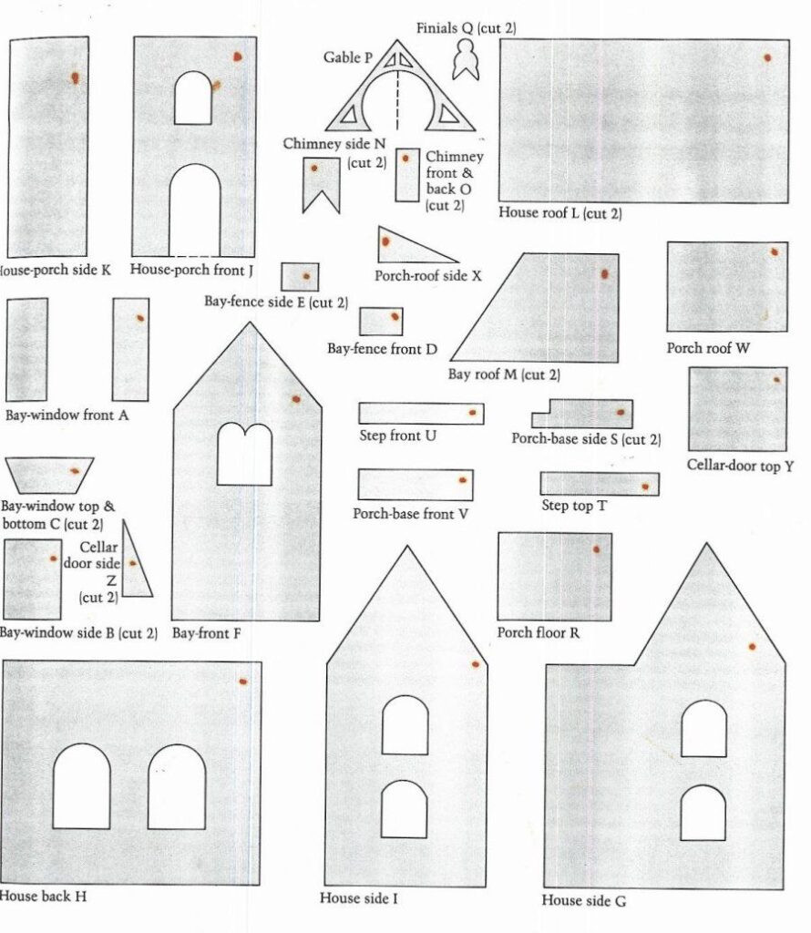 Free Gingerbread House Template Printable Scroll To The End Of This
