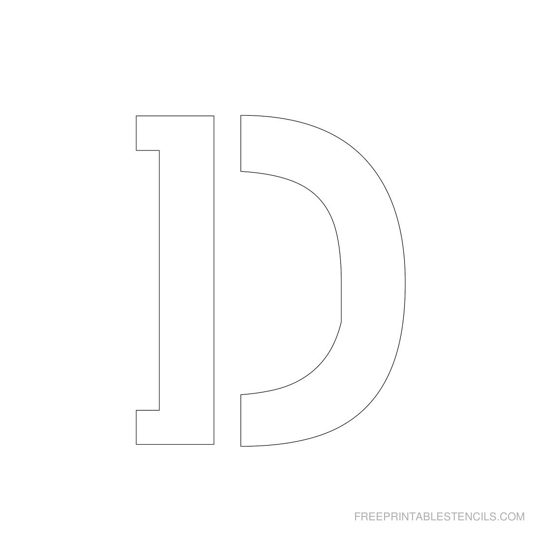 Free Printable 3 Inch Letter Stencils A Z Free Printable 3 Inch Letter Stencils A Z