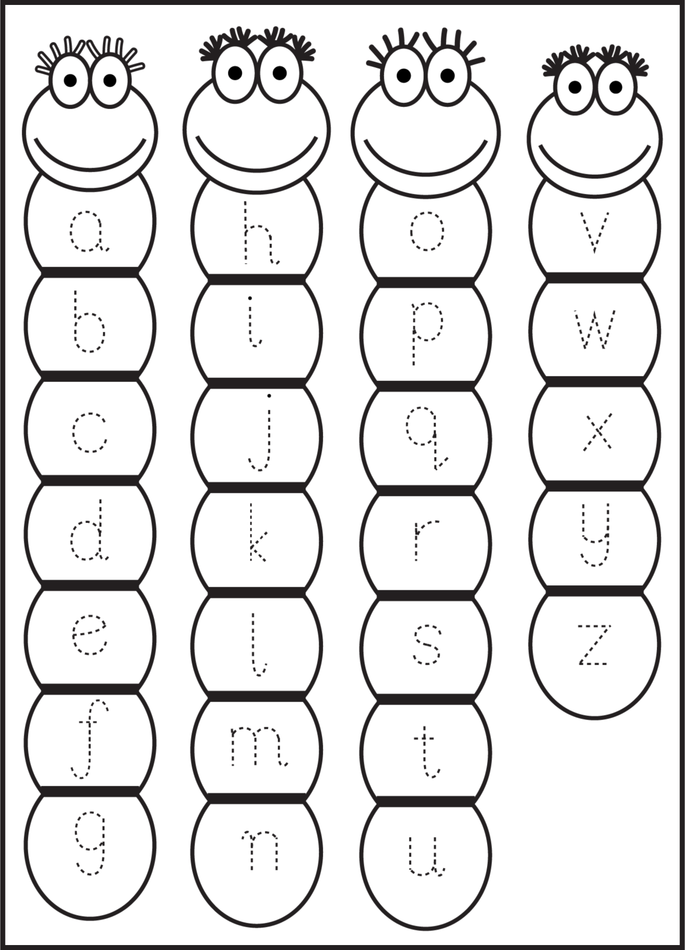Free Printable Alphabet Tracing Sheets
