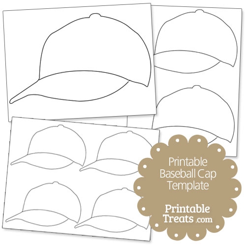 Free Printable Baseball Hat Template Printable Printable Templates