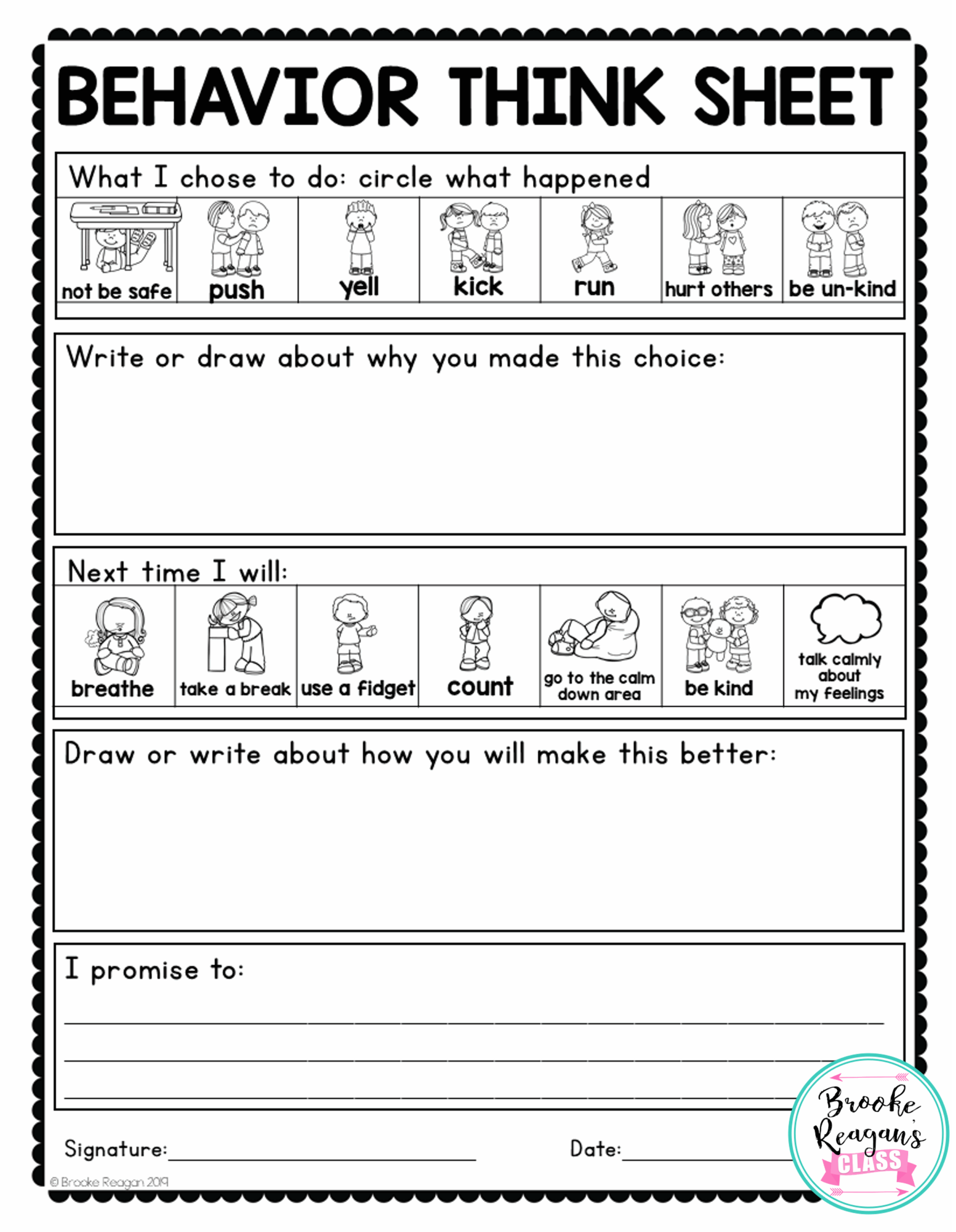 Free Printable Behavior Worksheets A Comprehensive Guide We Love Free Printable Behavior Worksheets A Comprehensive Guide We Love