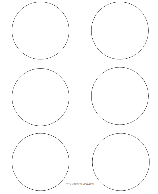 Free Printable Circle Templates Large And Small Stencils