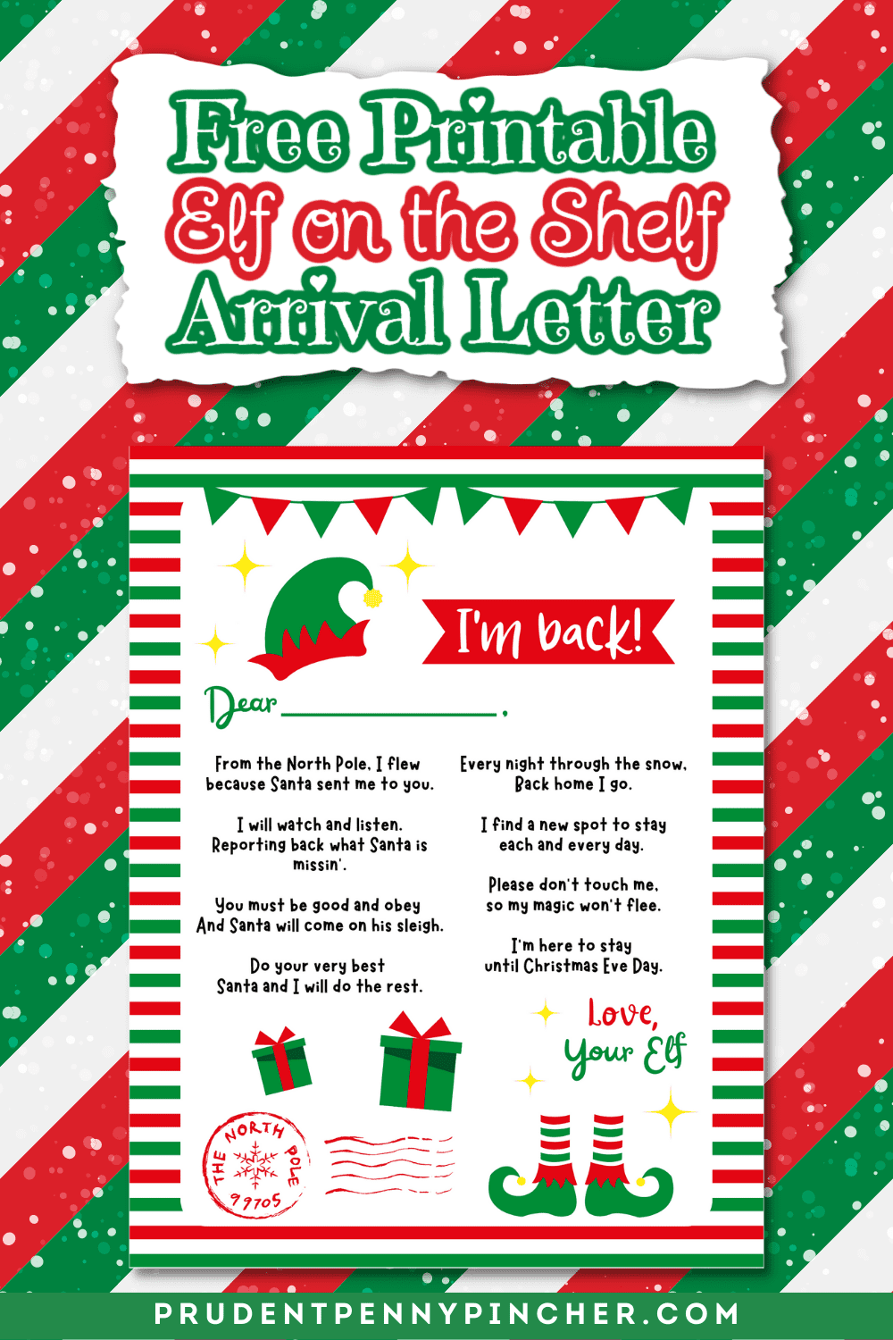 Free Printable Elf On The Shelf Arrival Letter Prudent Penny Pincher Free Printable Elf On The Shelf Arrival Letter Prudent Penny Pincher