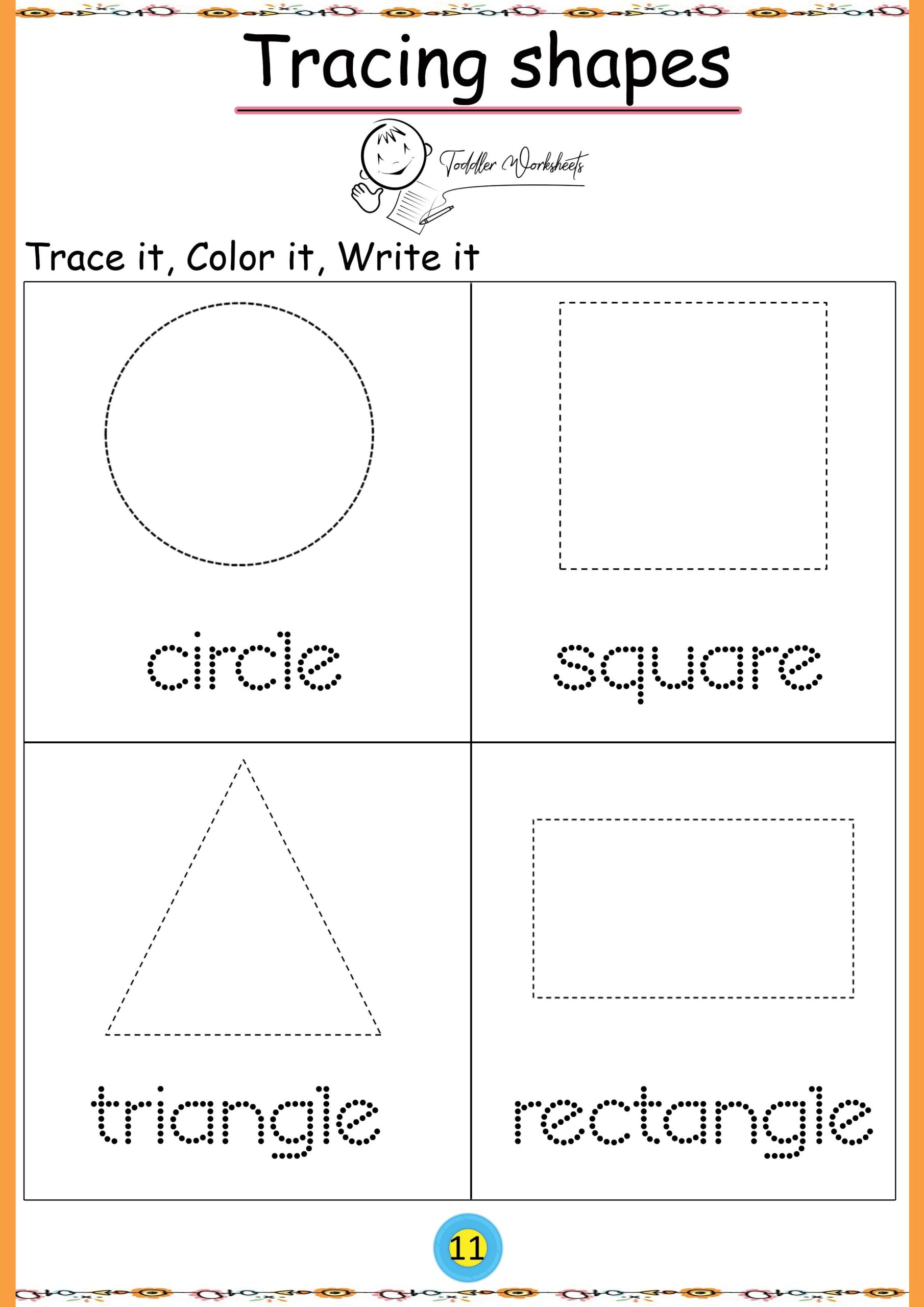 Free Printable Shapes Worksheets