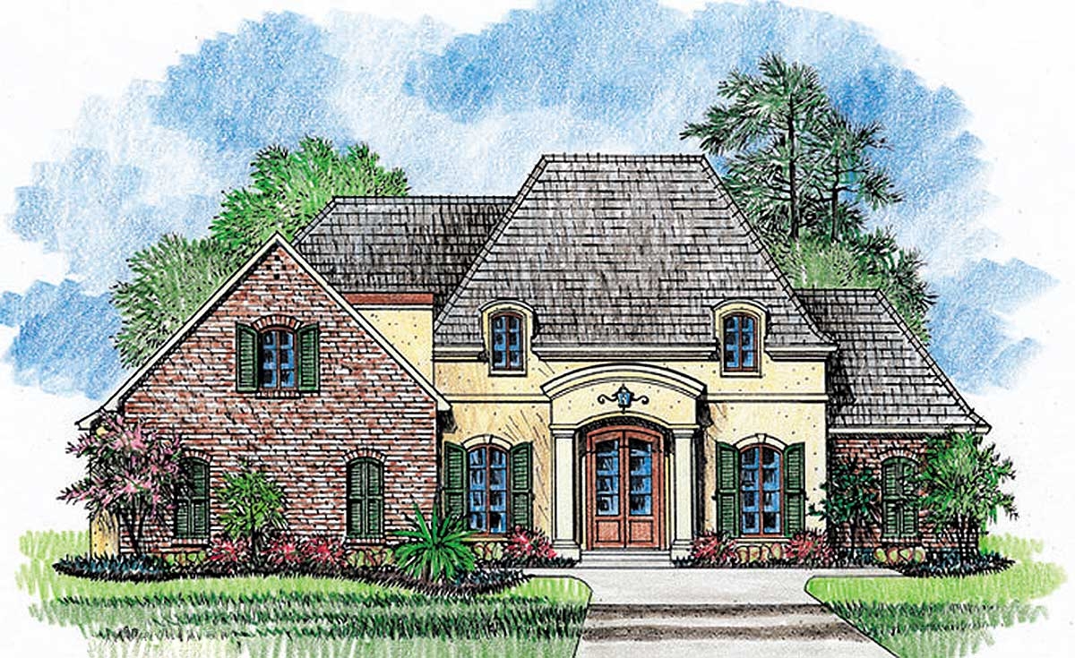 French Country Home Plan With Extras 56334SM Architectural Designs 