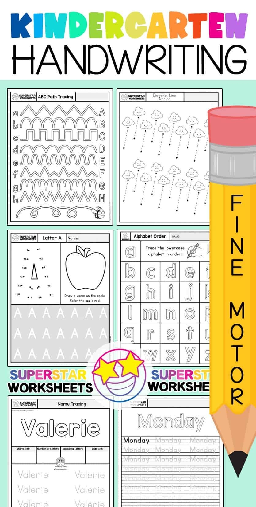Handwriting Worksheets For Kindergarten Free Printable Printable Word Handwriting Worksheets For Kindergarten Free Printable Printable Word