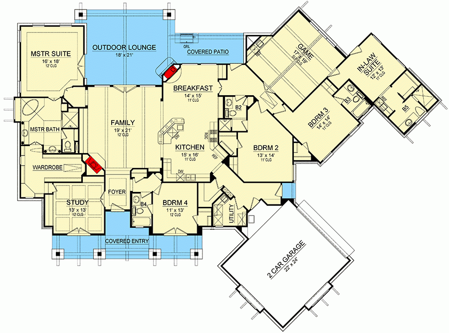 House Plans 5 Bedroom Ranch A Guide House Plans