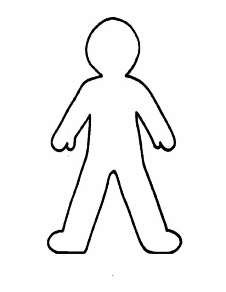 Human Body Outline Printable Cliparts co