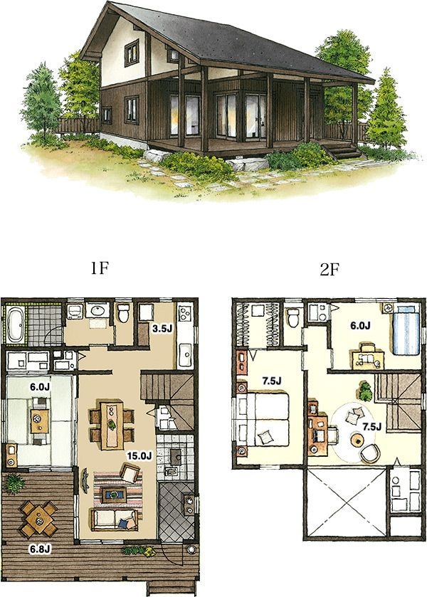 Japanese Style House Plan Floor Plans Concept Ideas