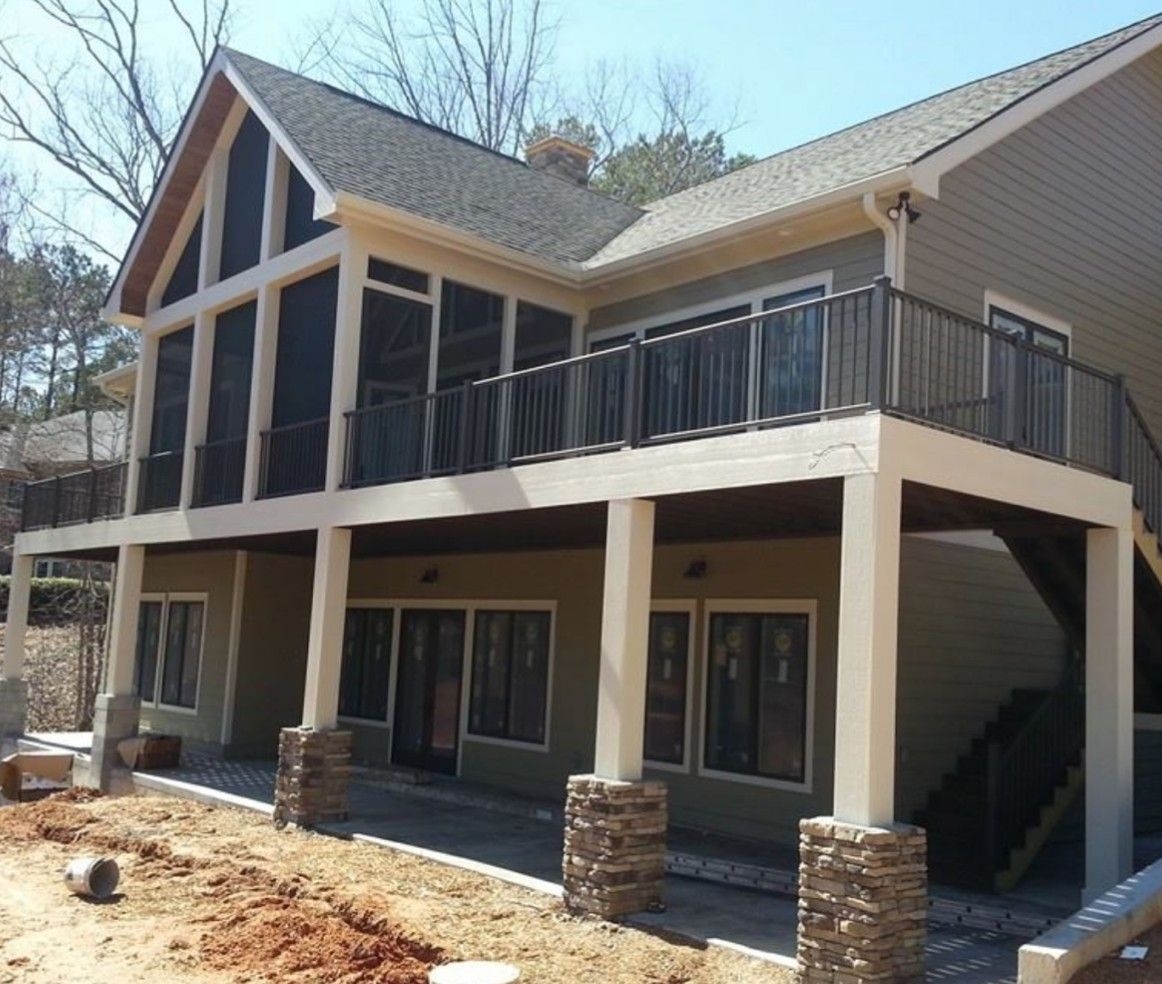 Lakefront Home Plans With Walkout Basement Beautiful Walk Out Basement 