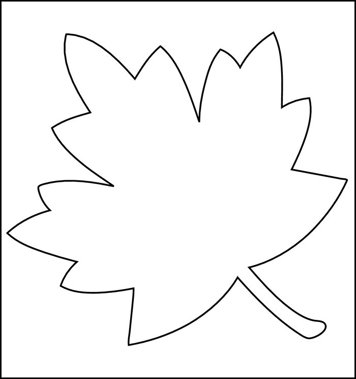 Leaves Cut Outs Printables