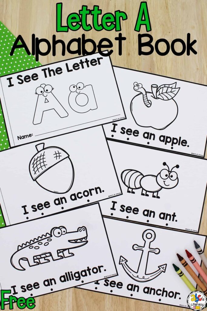 Letter A Printable Book
