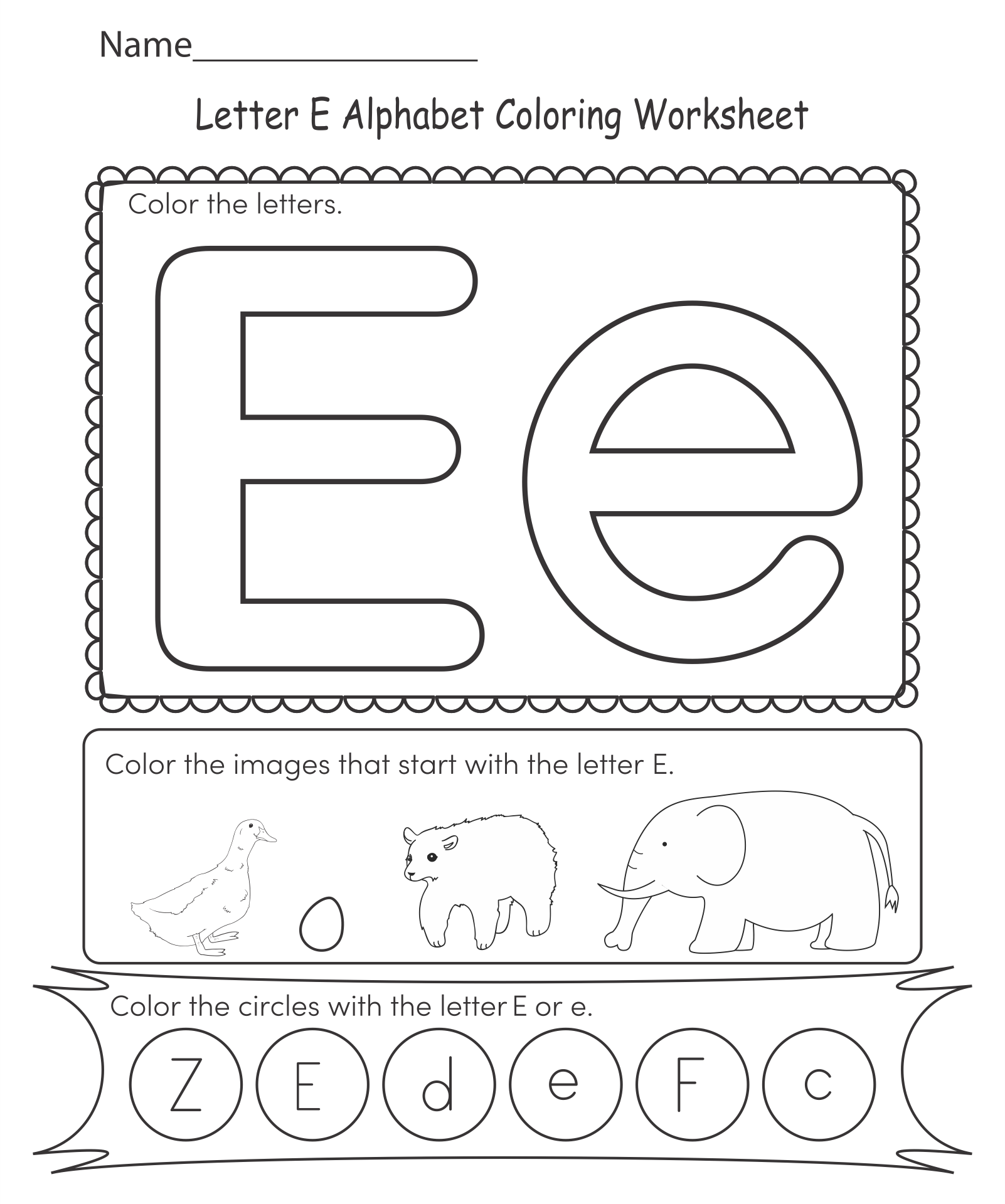 Letter E Worksheets Free 10 Free PDF Printables Printablee Letter E Worksheets Free 10 Free PDF Printables Printablee