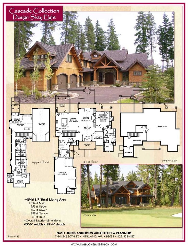 Lodge Style Home Plan Architectural Plans Lodge Style House Plans 