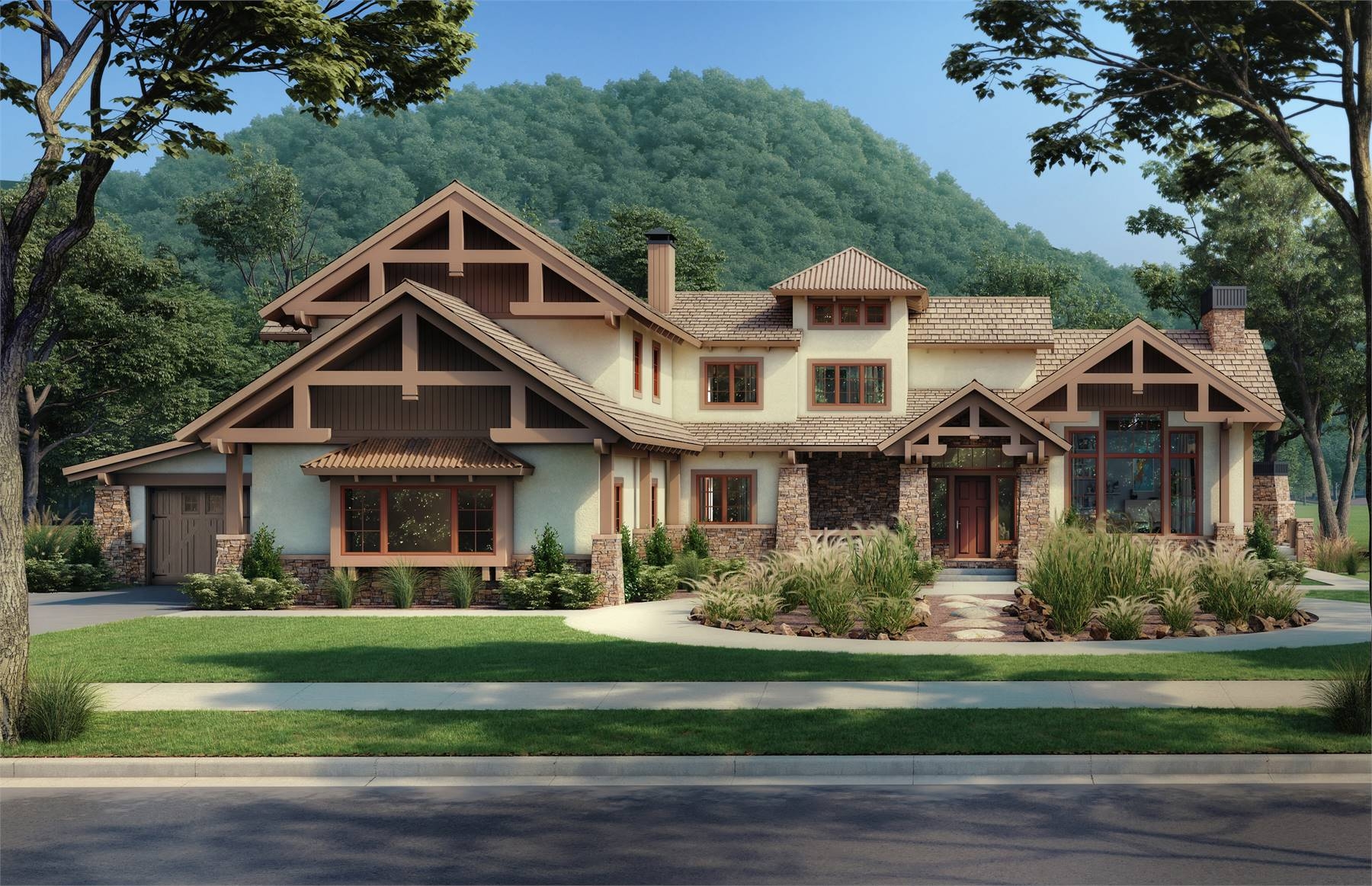 Luxury Lake Style House Plan 9148 9148