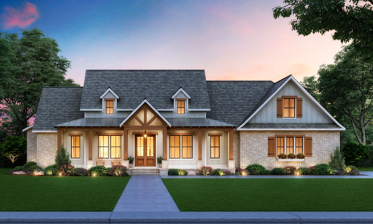 Modern farmhouse House Plan 3 Bedrooms 2 Bath 2290 Sq Ft Plan 91 176