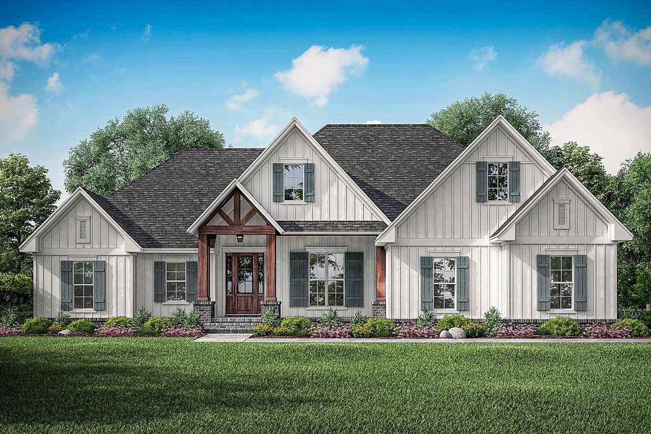 Modern farmhouse House Plan 3 Bedrooms 2 Bath 2358 Sq Ft Plan 50 389