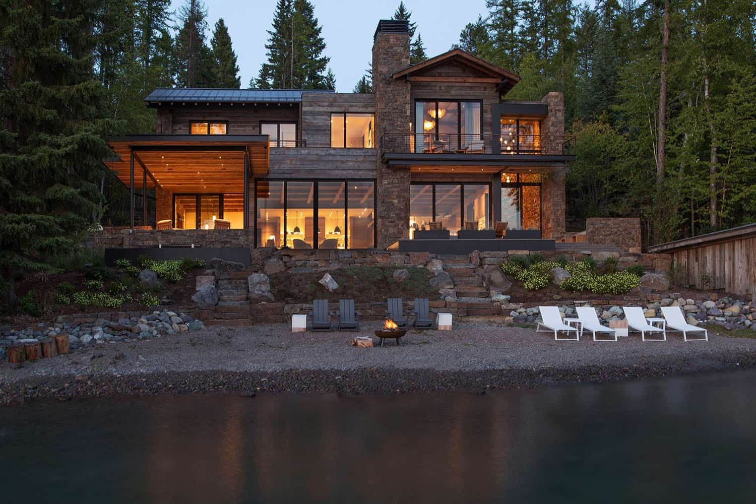 Modern Lakefront House Plans HOMYSTYLE