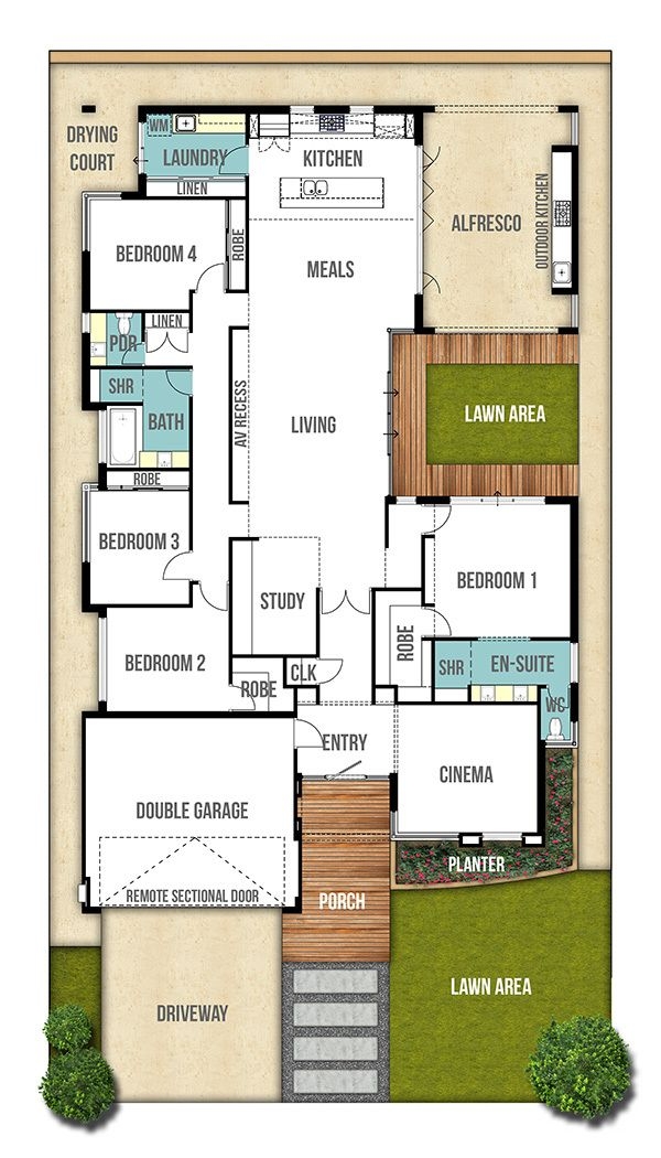 Moore Single Storey Floor Plan By Boyd Design Perth Single Storey 