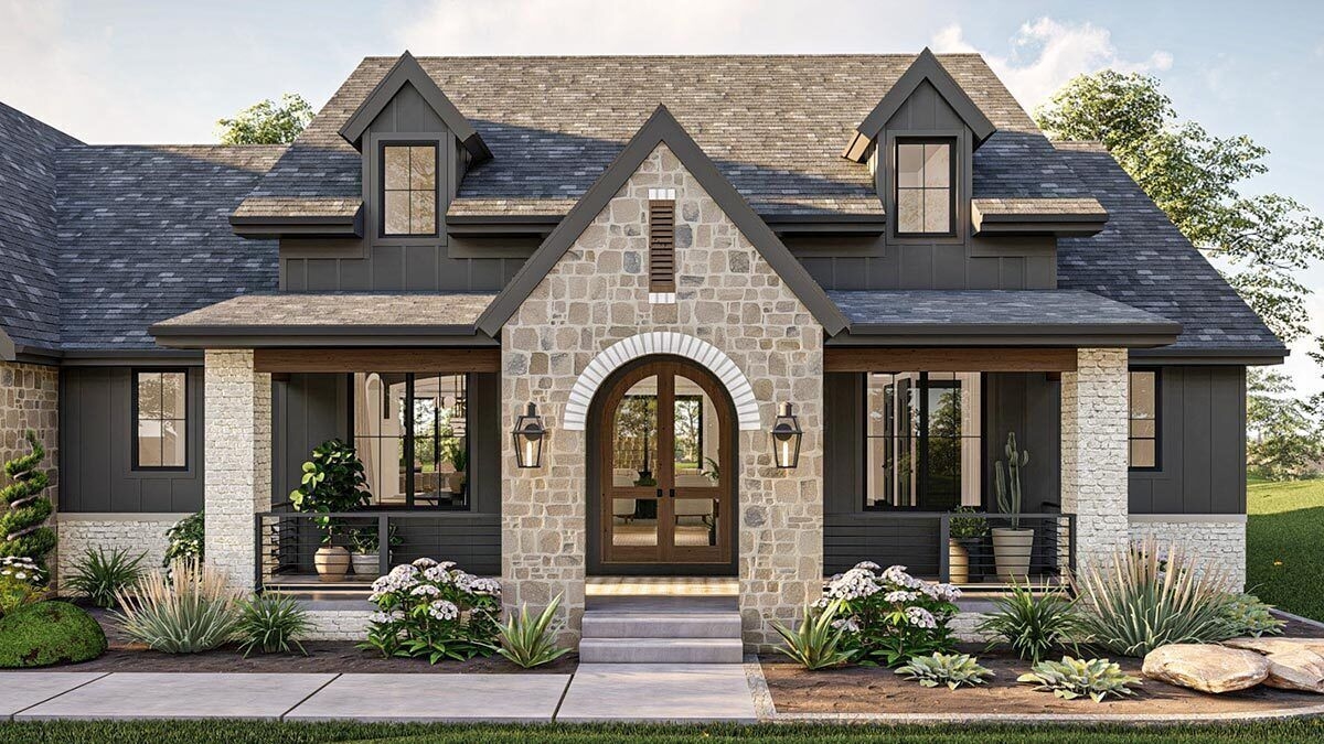 Plan 623188DJ Modern Cottage With Under 2700 Square Feet Giving You 