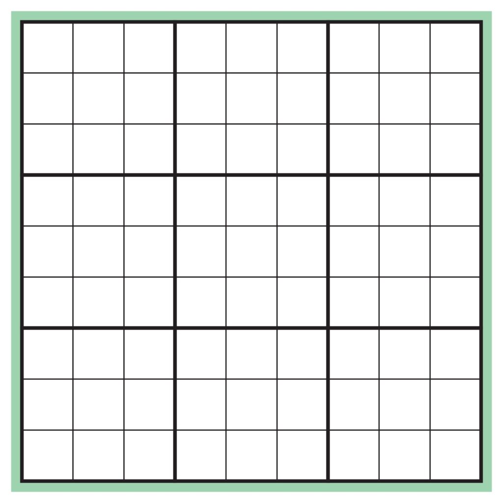 Printable Blank Sudoku Forms Printable Forms Free Online