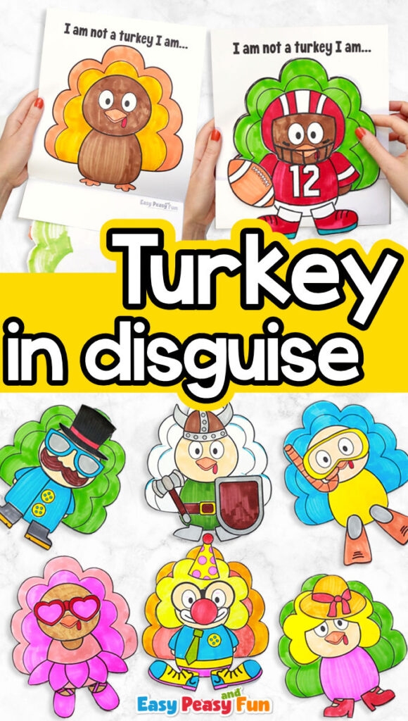 Printable Disguise A Turkey Template Pdf Printable Free Templates