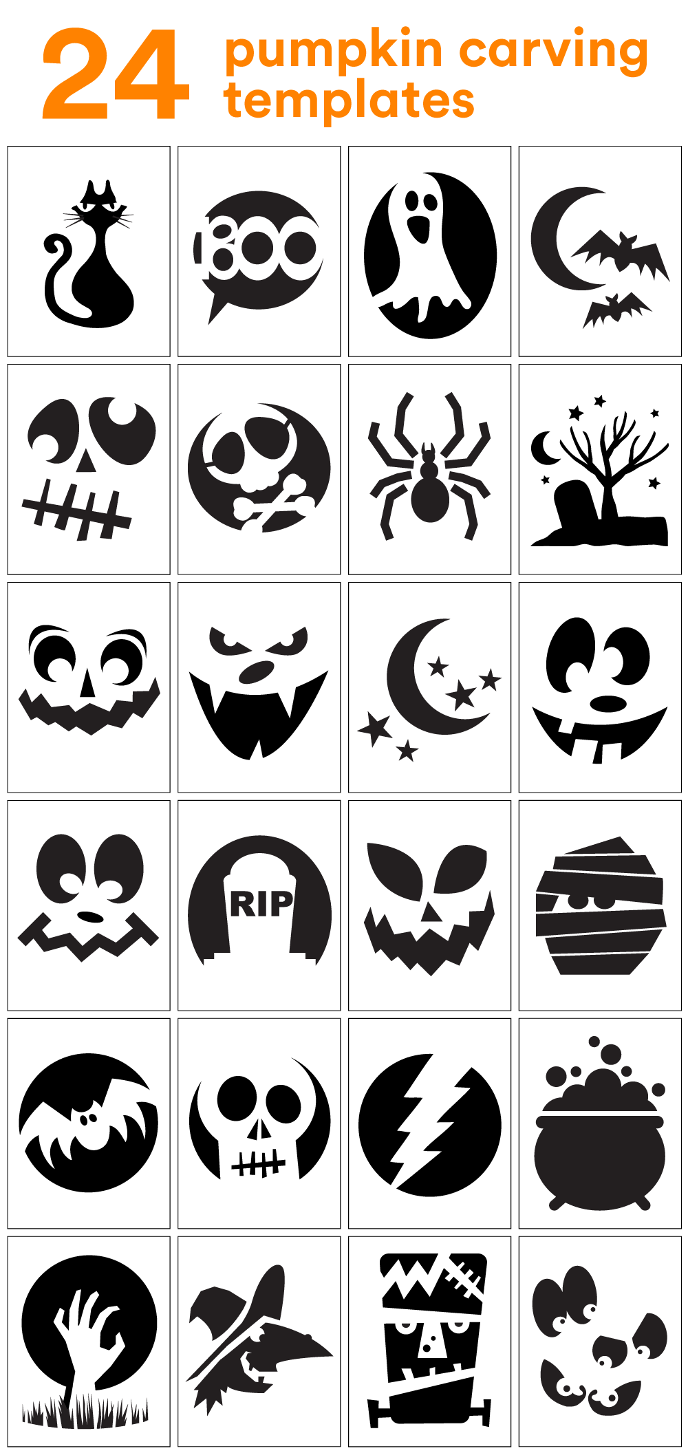 Printable Pumpkin Stencils