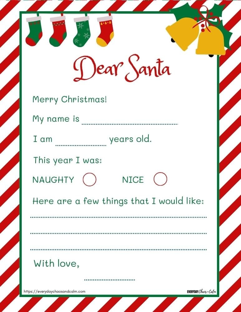 Santa Template Letter Printable Printable Free Templates