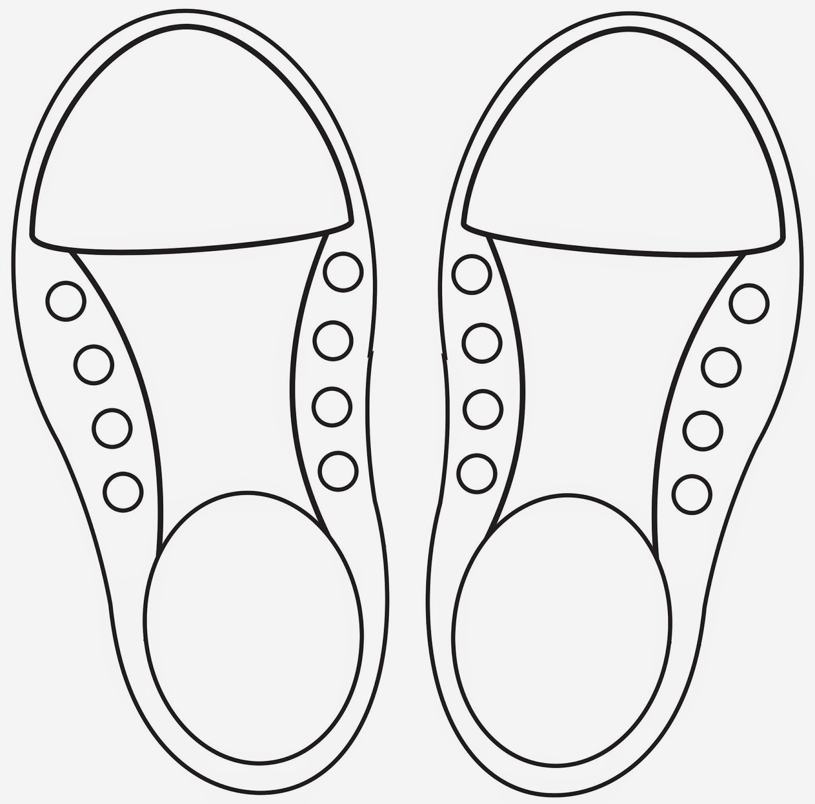 Shoe Printable Template