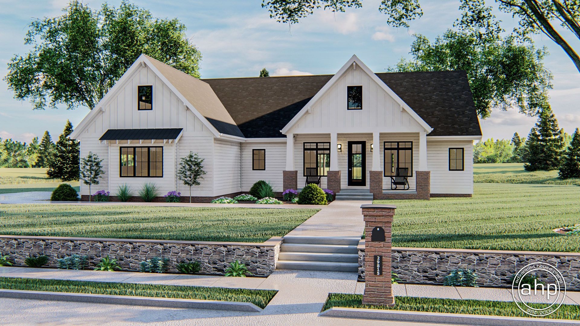 Single Story Farm House Plans A Look At Traditional Design And Modern 