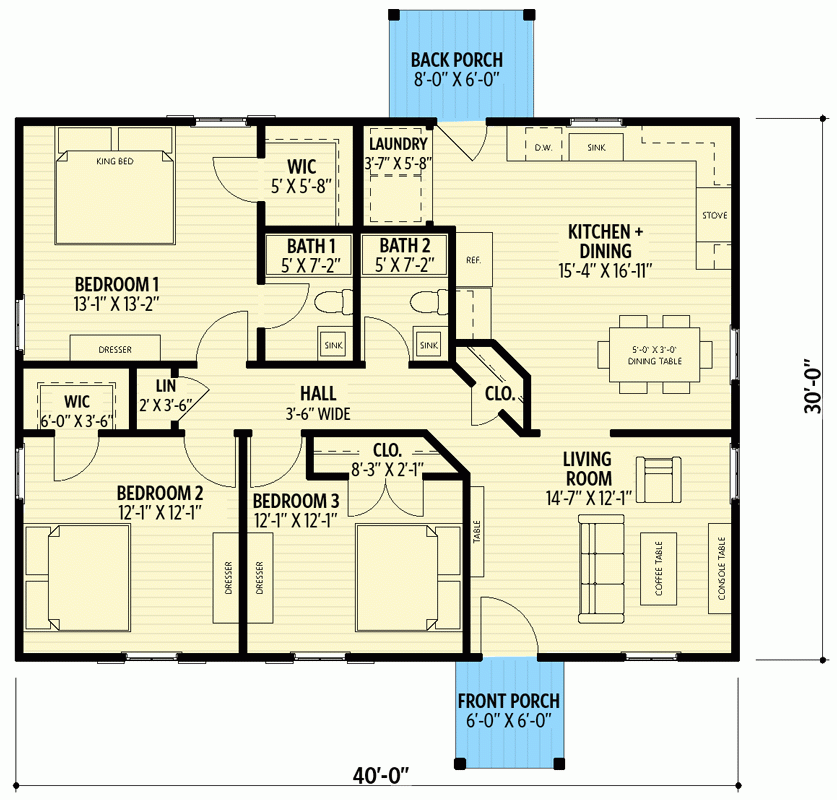 Small House Plans Under 1200 Sq Ft