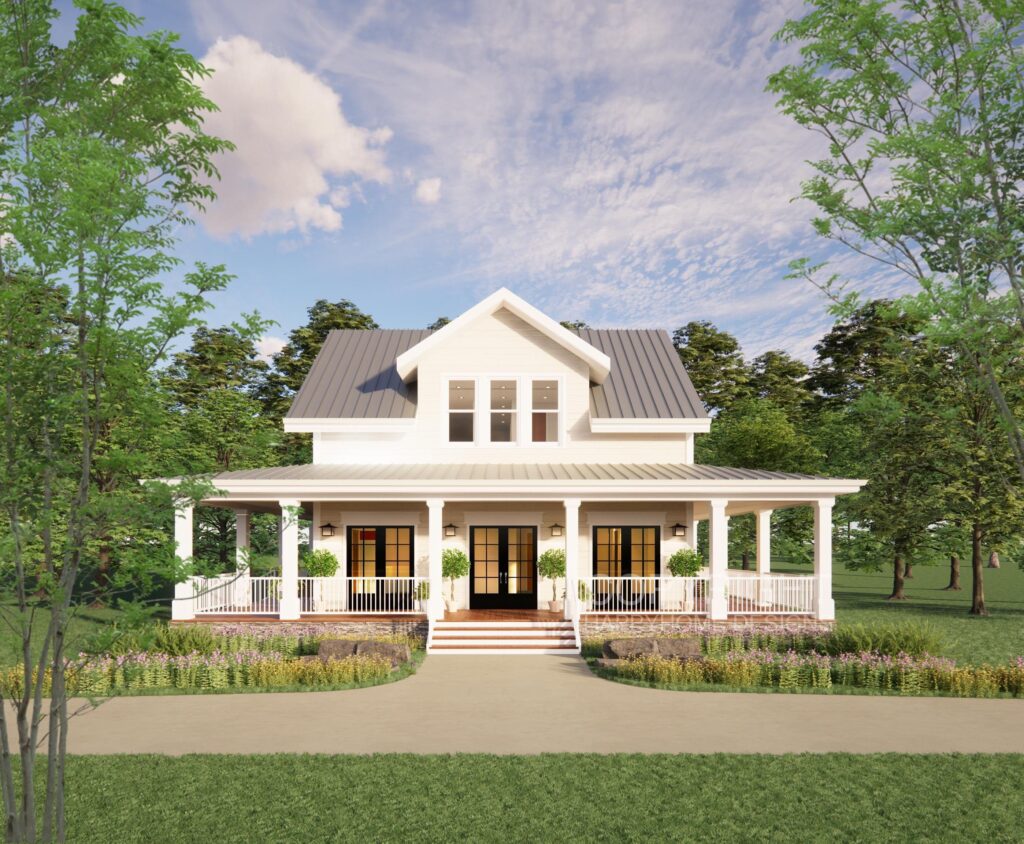 The Cottage Farmhouse Plan 3 Bed 3 5 Bath 51 39 x48 39 Custom House Plans