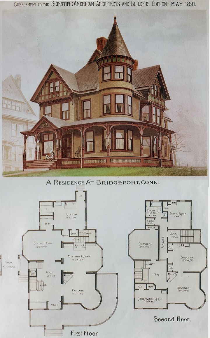 Vintage House Plans Victorian House Plans Sims House Plans