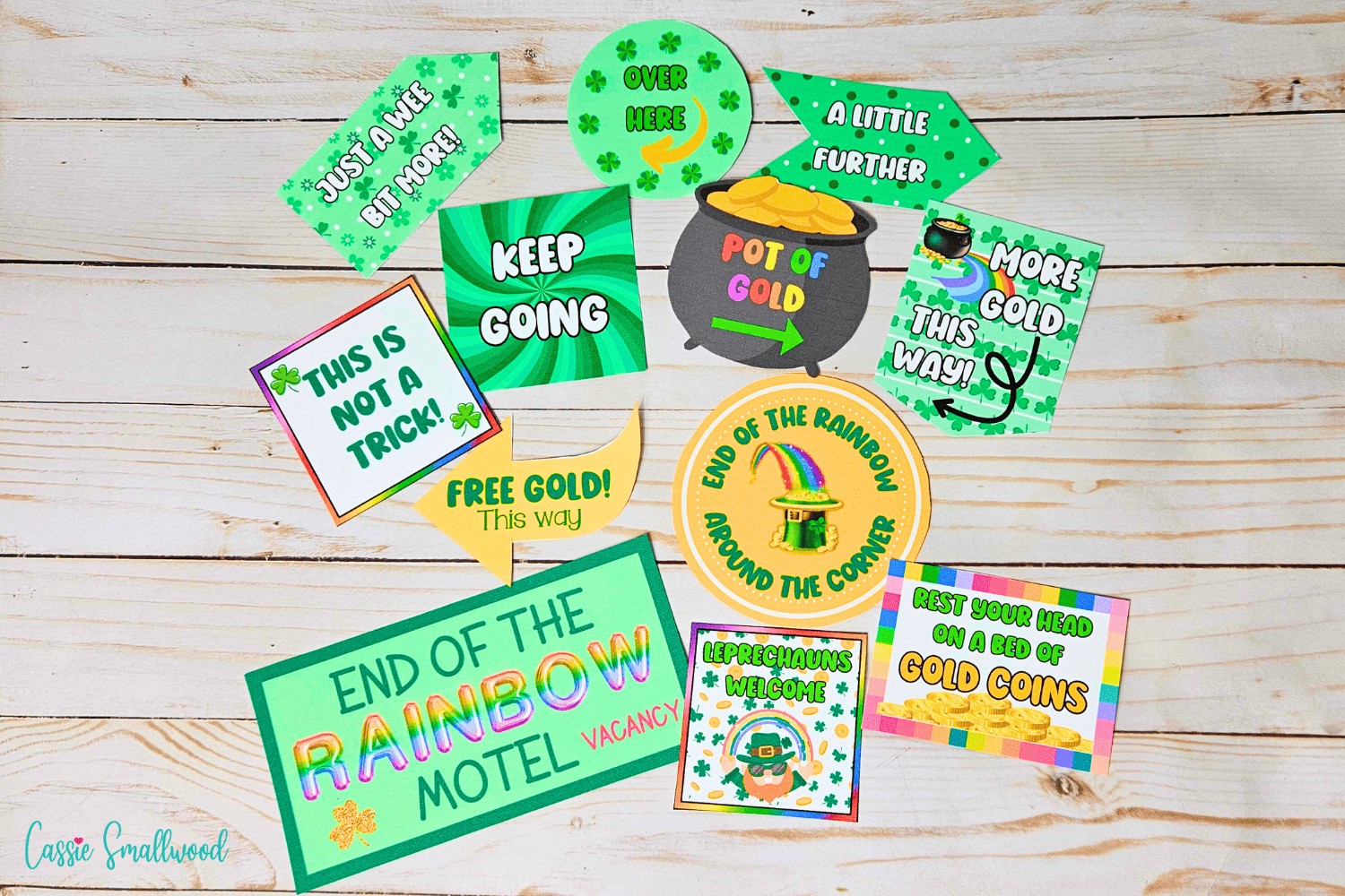 12 Fun Printable Leprechaun Trap Signs FREE Cassie Smallwood