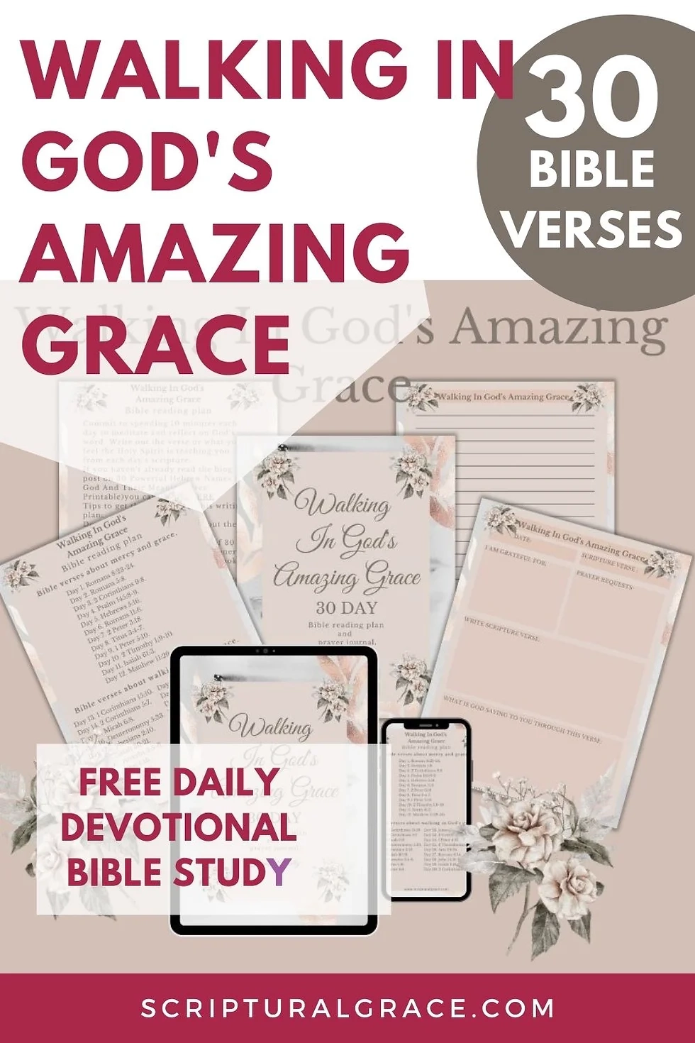30 Bible Verses About God s Amazing Grace Free Bible Plan And Prayer Journal 30 Bible Verses About God s Amazing Grace Free Bible Plan And Prayer Journal