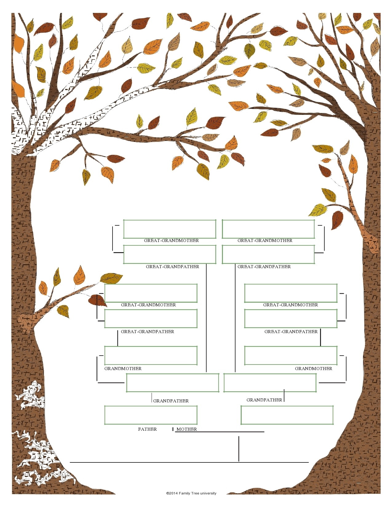 30 Editable Family Tree Templates 100 Free TemplateArchive