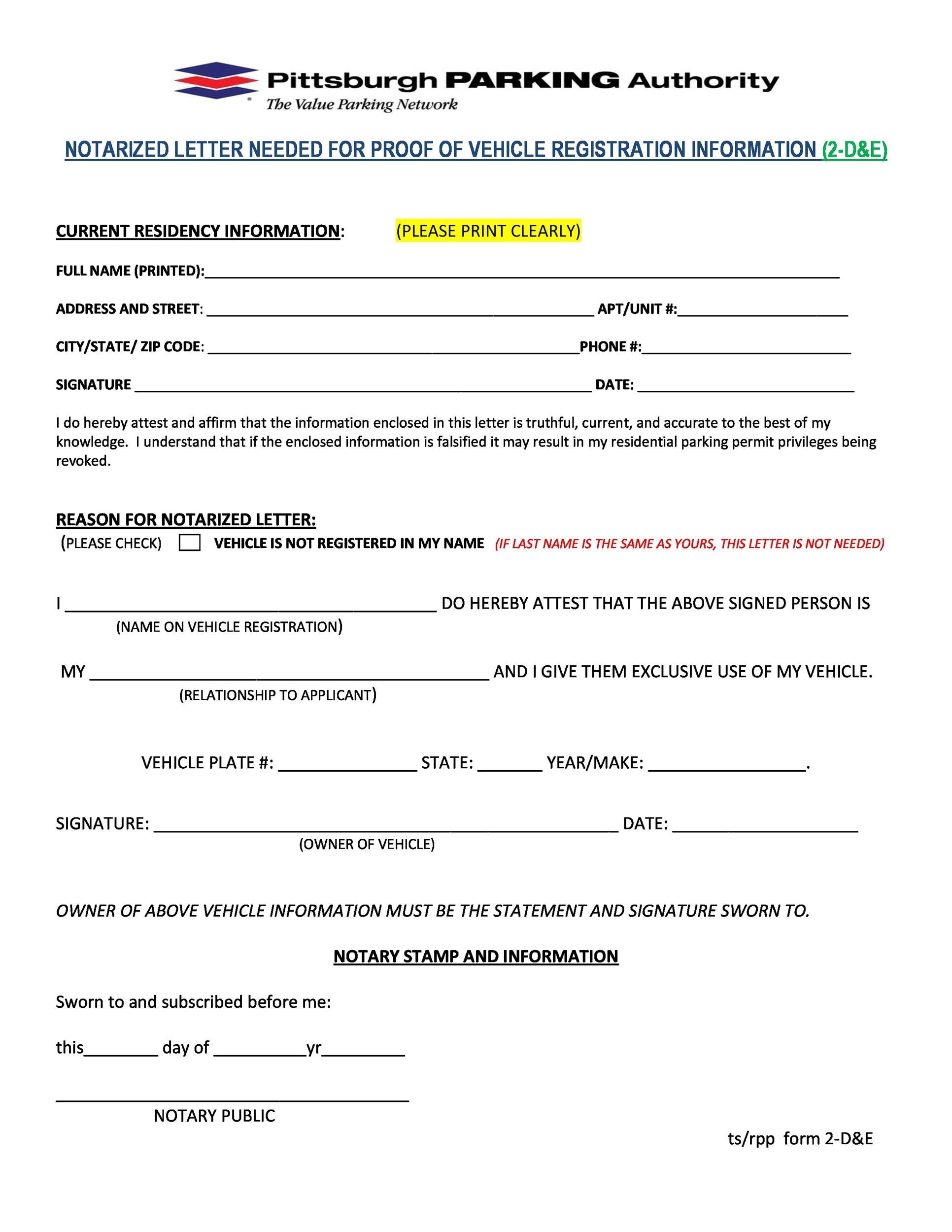 30 Professional Notarized Letter Templates TemplateLab