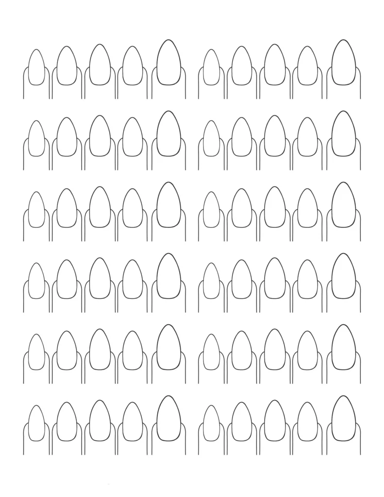51 Free Printable Nail Design Templates PDF