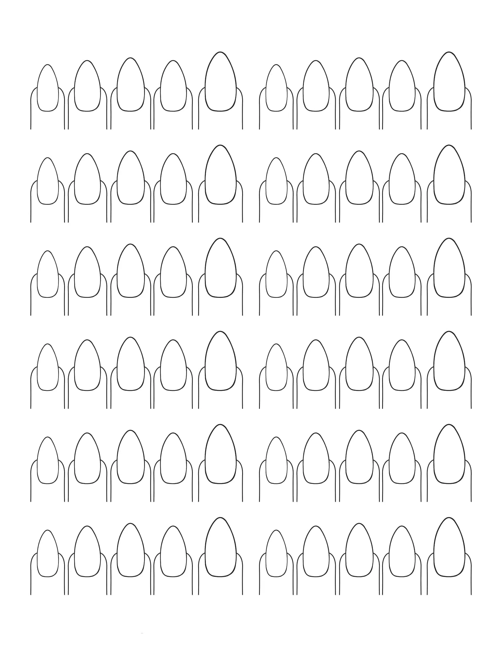 51 Free Printable Nail Design Templates PDF