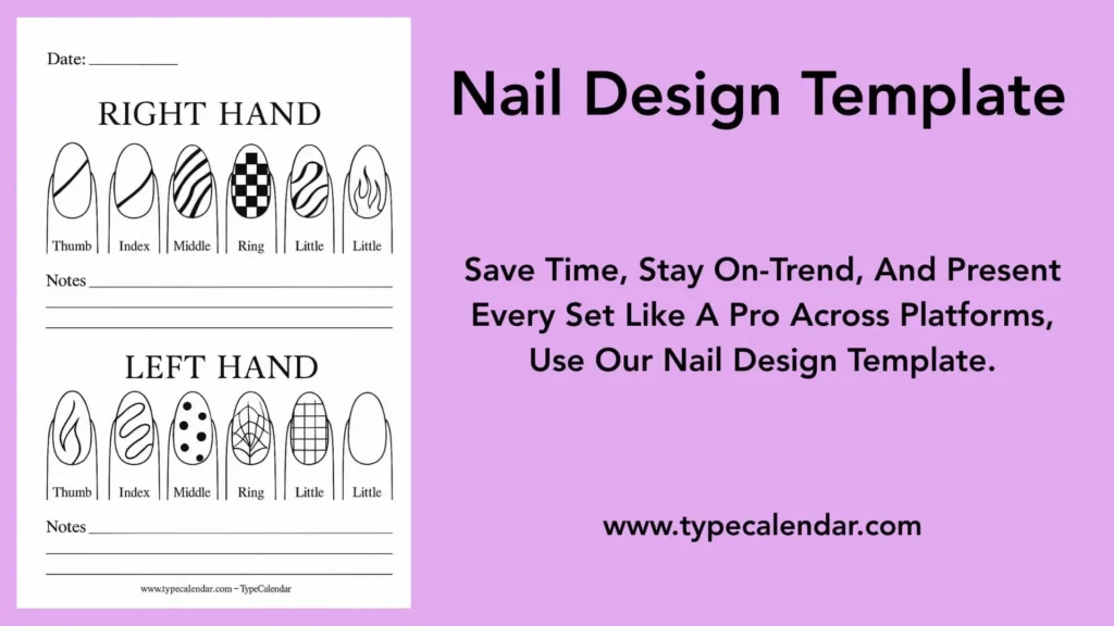 51 Free Printable Nail Design Templates PDF