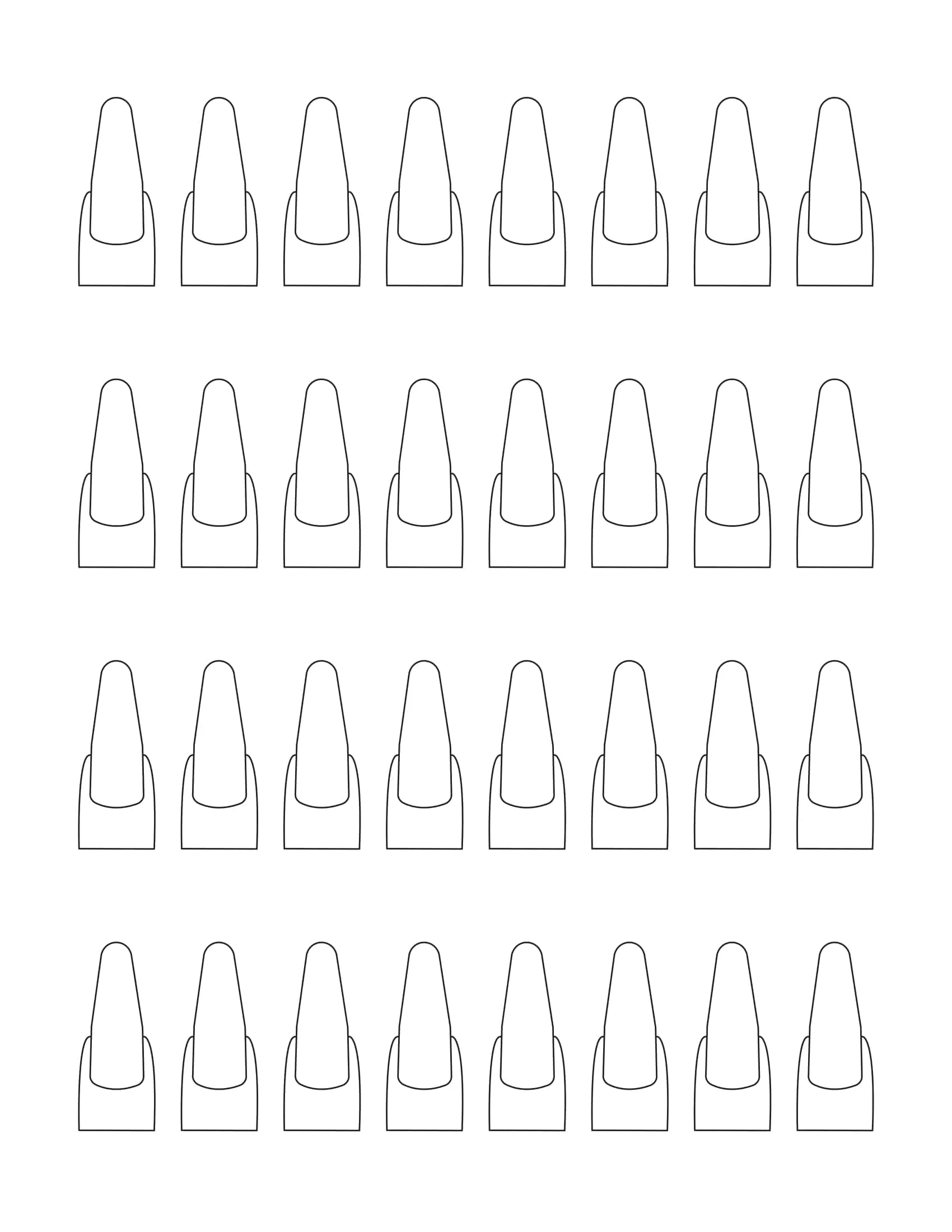 51 Free Printable Nail Design Templates PDF 
