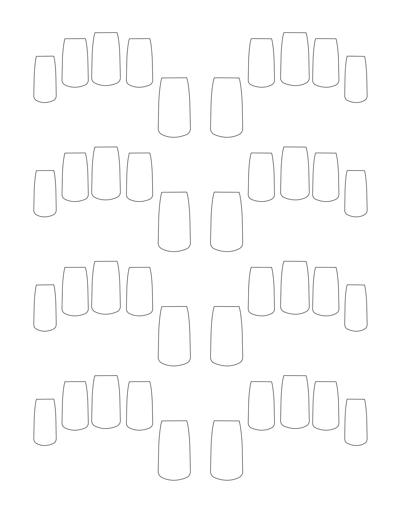 51 Free Printable Nail Design Templates PDF 