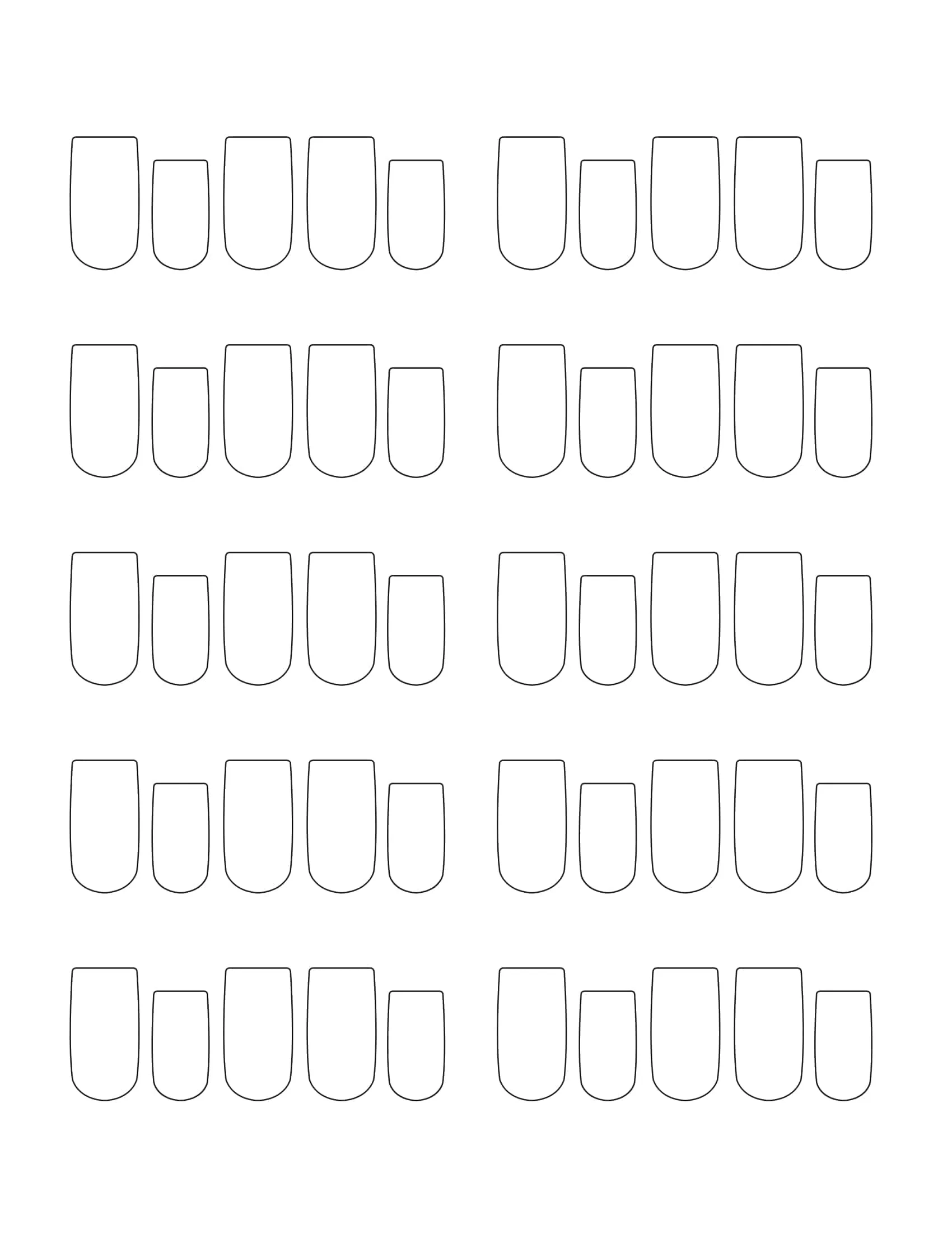 51 Free Printable Nail Design Templates PDF 