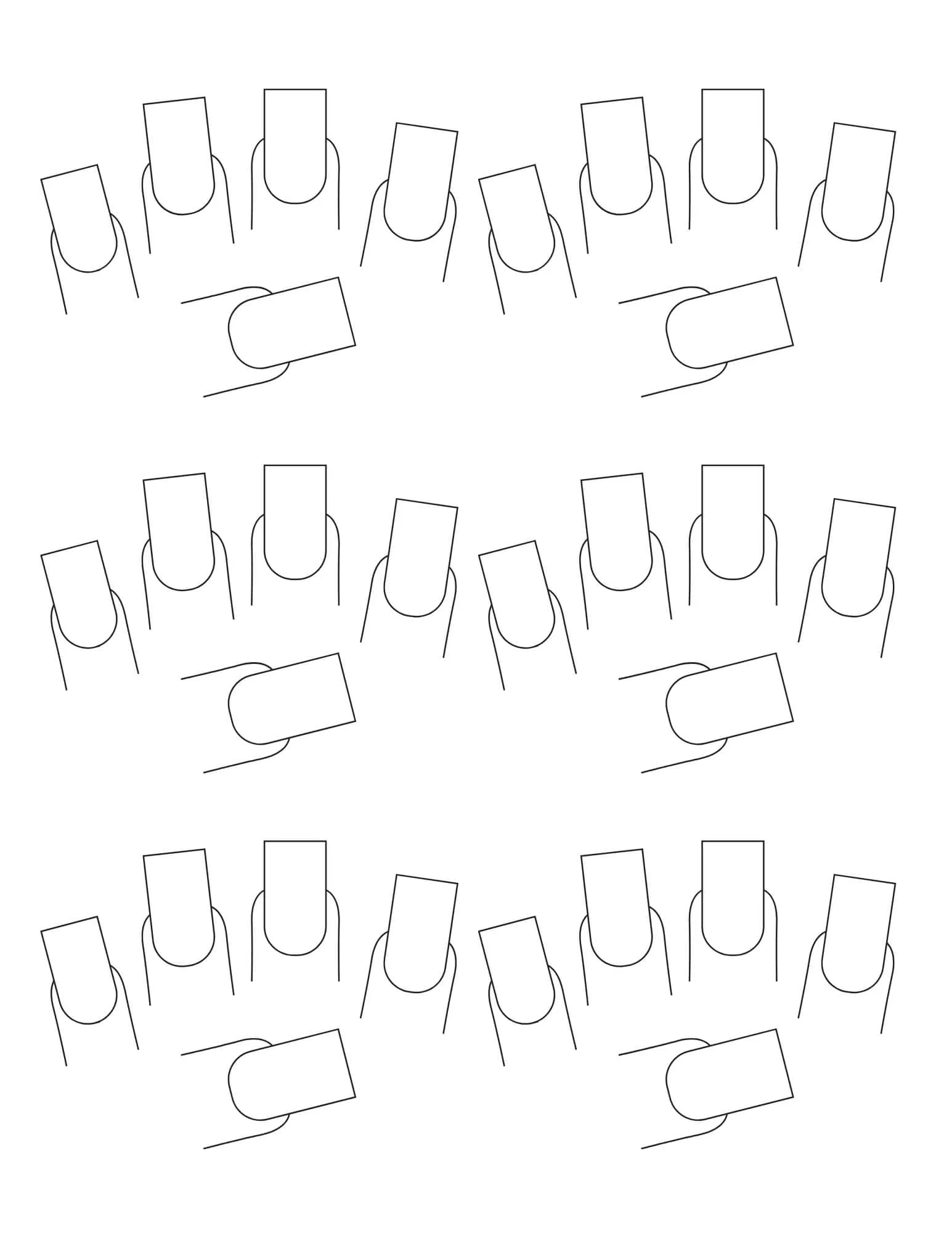 51 Free Printable Nail Design Templates PDF 