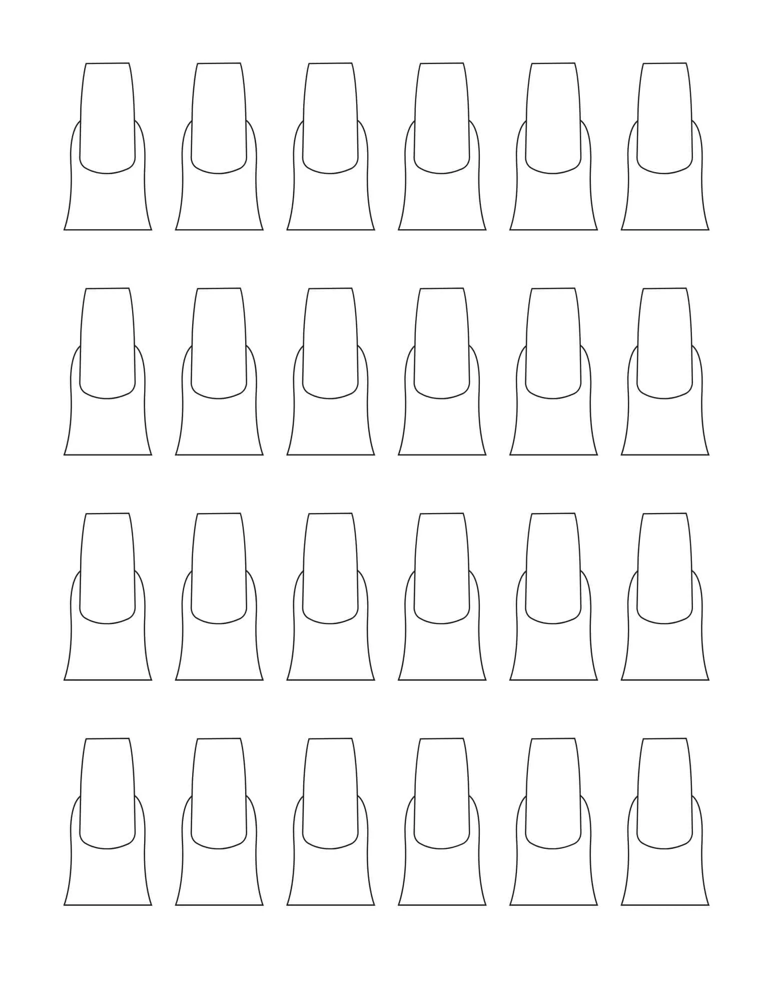 51 Free Printable Nail Design Templates PDF 