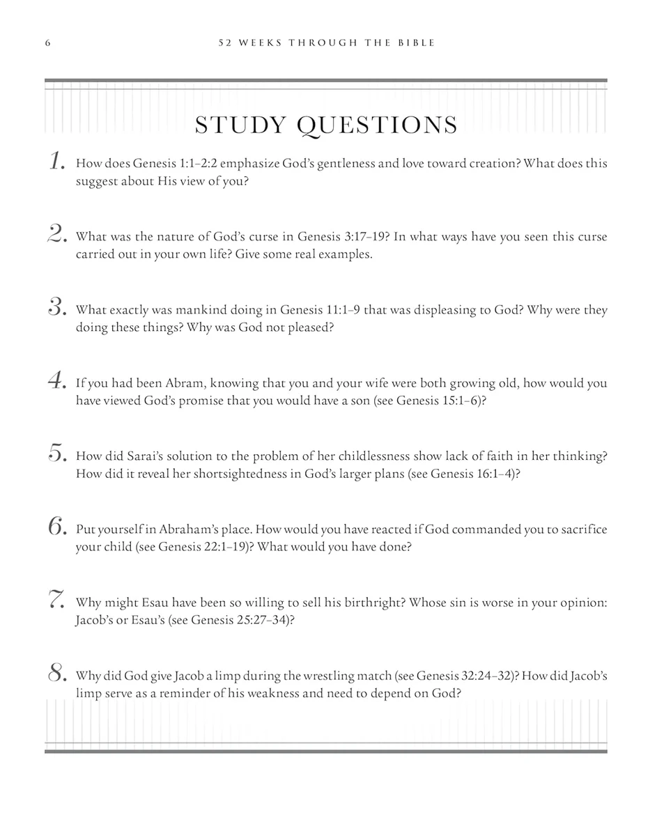 52 Weeks Through The Bible A Year Long Bible Study For Men And Women ChurchSource